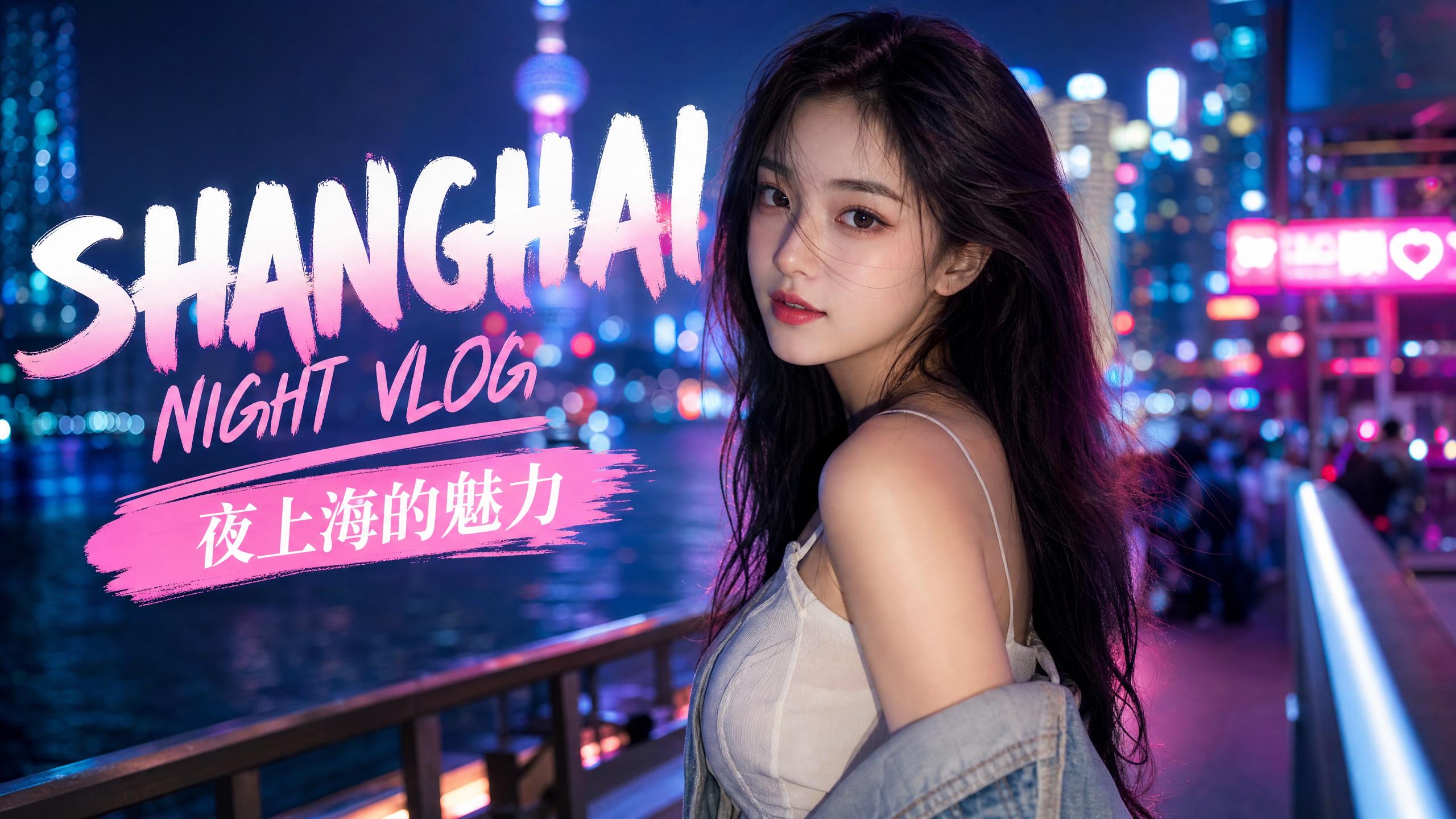 糖心-糖心生活视频：夜上海魅力·城市夜景Vlog视频分享